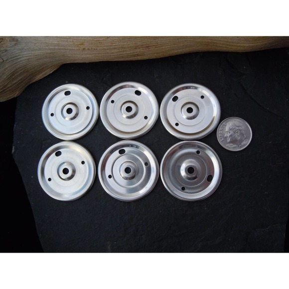 Jewelry Art Supply. Steampunk. Recycled Aluminum Computer Parts. Gears Discs - Picture 3 of 5